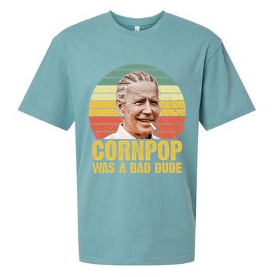 Corn Pop Was A Bad Dude Biden Funny Sueded Cloud Jersey T-Shirt