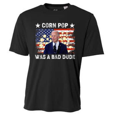 Corn Pop Was A Bad Dude Sarcastic Political Biden  Cooling Performance Crew T-Shirt