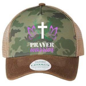 Christian Prayer Warrior Graphic Butterfly Gift Gift Legacy Tie Dye Trucker Hat