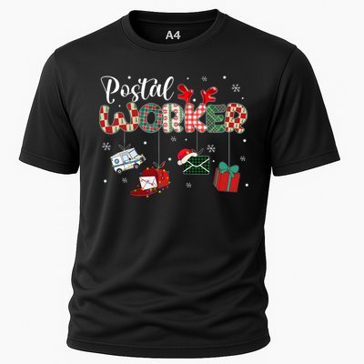 Christmas Postal Worke Xmas Holiday Cooling Performance Crew T-Shirt