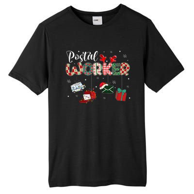 Christmas Postal Worke Xmas Holiday Tall Fusion ChromaSoft Performance T-Shirt