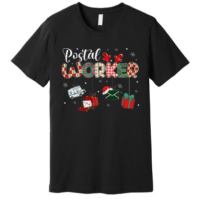 Christmas Postal Worke Xmas Holiday Premium T-Shirt