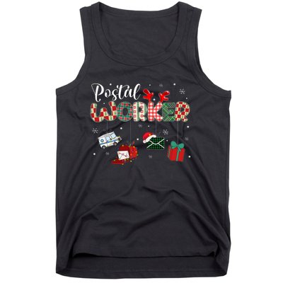 Christmas Postal Worke Xmas Holiday Tank Top