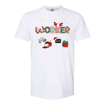 Christmas Postal Worke Xmas Holiday Softstyle CVC T-Shirt