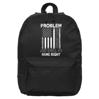 Correction Problem Write A Grievance And Spell My Name Right 16 in Basic Backpack