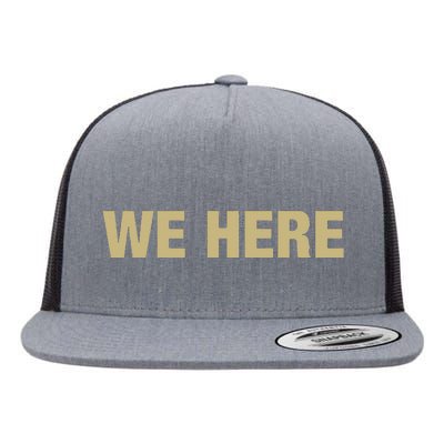 Coach Prime We Here Flat Bill Trucker Hat