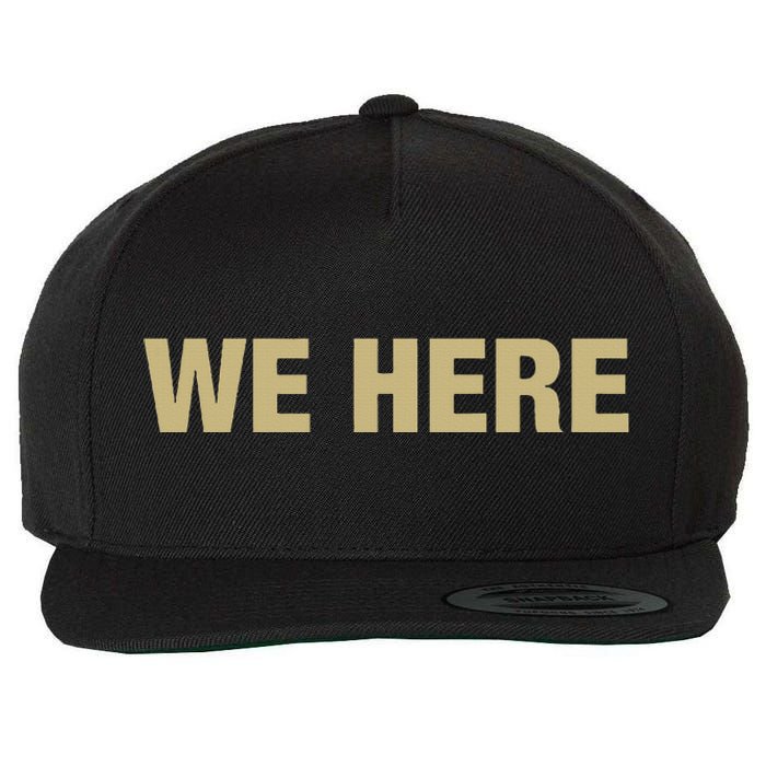 Coach Prime We Here Wool Snapback Cap