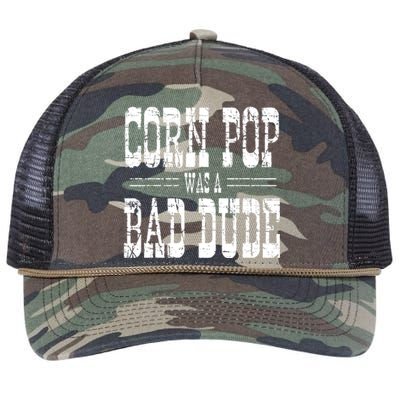 Corn Pop Was A Bad Dude Retro Rope Trucker Hat Cap