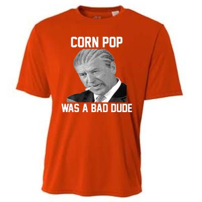 Corn Pop Was A Bad Dude Joe Biden Parody Cooling Performance Crew T-Shirt