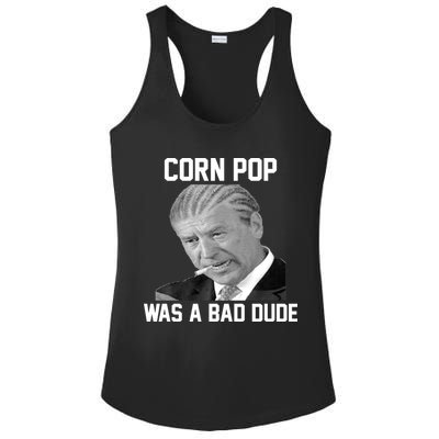 Corn Pop Was A Bad Dude Joe Biden Parody Ladies PosiCharge Competitor Racerback Tank