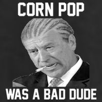 Corn Pop Was A Bad Dude Joe Biden Parody Microfiber Hand Towel