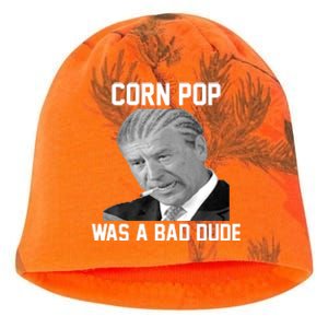 Corn Pop Was A Bad Dude Joe Biden Parody Kati - Camo Knit Beanie