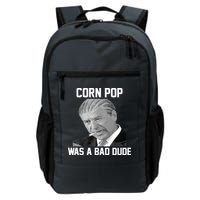 Corn Pop Was A Bad Dude Joe Biden Parody Backpack