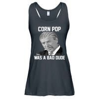 Corn Pop Was A Bad Dude Joe Biden Parody Ladies Essential Flowy Tank