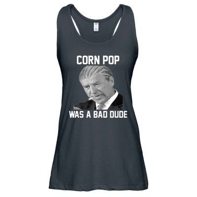 Corn Pop Was A Bad Dude Joe Biden Parody Ladies Essential Flowy Tank