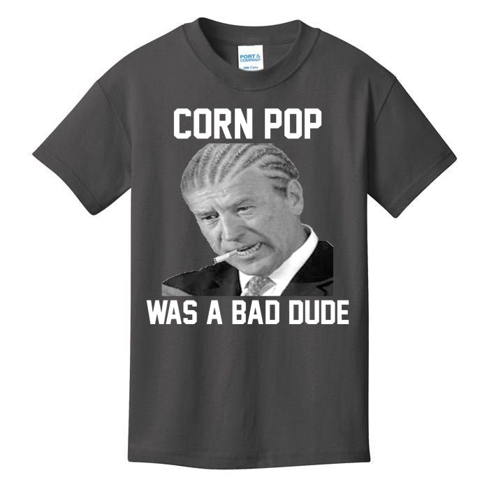 Corn Pop Was A Bad Dude Joe Biden Parody Kids T-Shirt