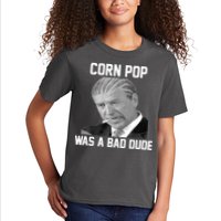 Corn Pop Was A Bad Dude Joe Biden Parody Kids T-Shirt