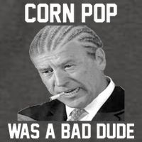 Corn Pop Was A Bad Dude Joe Biden Parody Vector Backpack