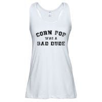 Corn Pop Was A Bad Dude Athletic Cornpop Meme Ladies Essential Flowy Tank