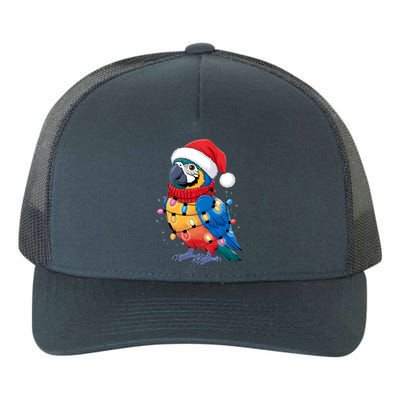 Christmas Parrots Wearing Santa Hat Xmas Light Cool Gift Yupoong Adult 5-Panel Trucker Hat