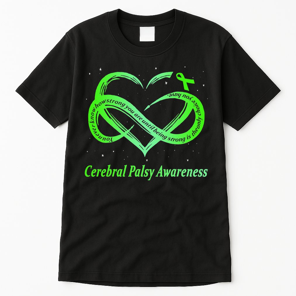 Cerebral Palsy Warrior CP Awareness Tall T-Shirt