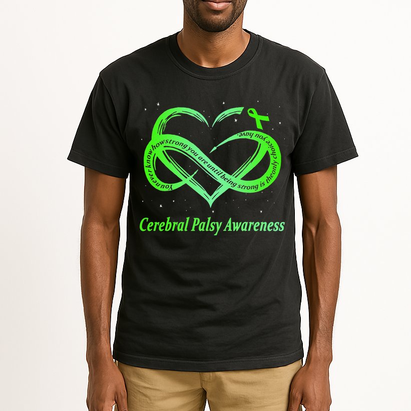 Cerebral Palsy Warrior CP Awareness Tall T-Shirt