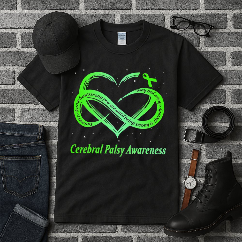 Cerebral Palsy Warrior CP Awareness Tall T-Shirt