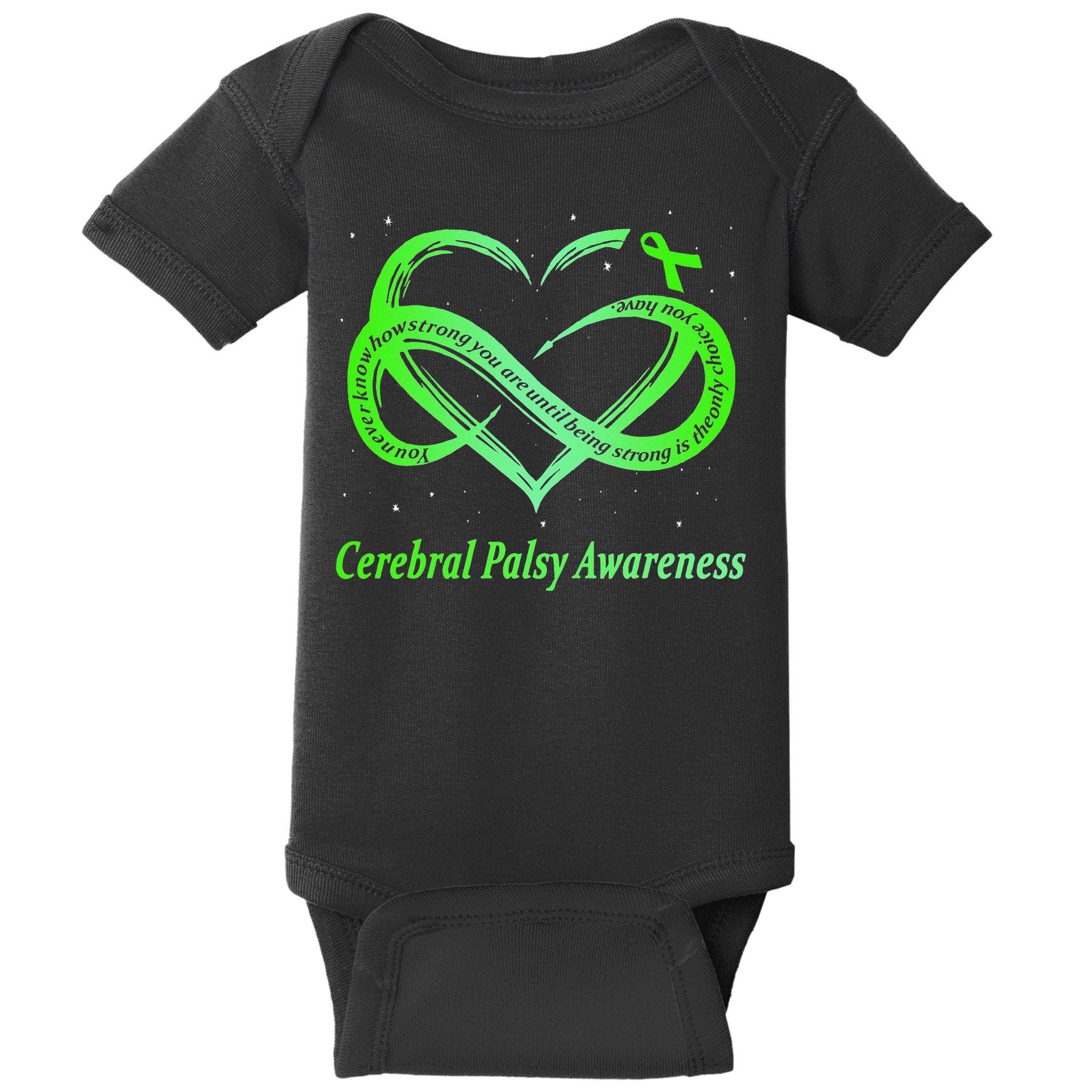 Cerebral Palsy Warrior CP Awareness Baby Bodysuit