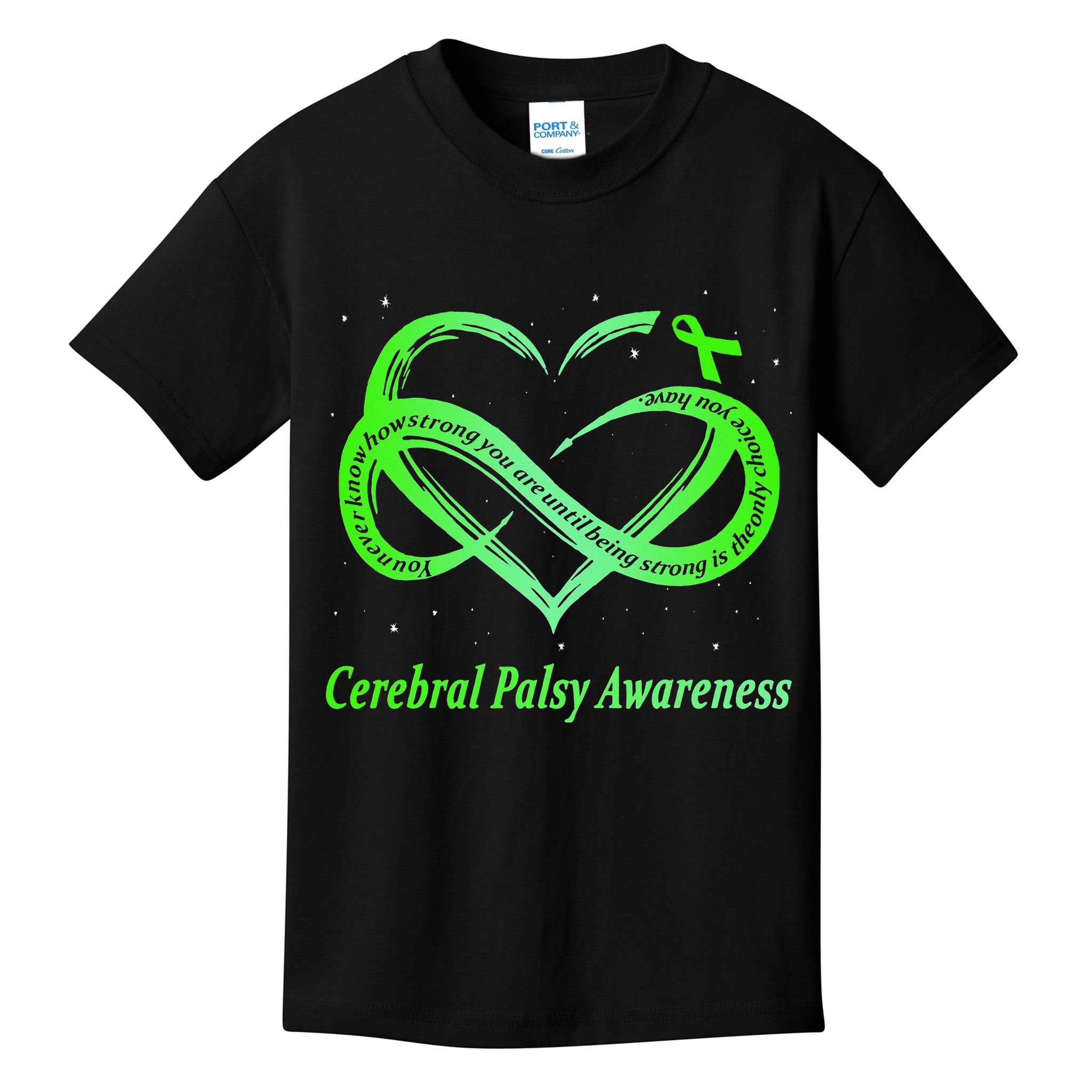 Cerebral Palsy Warrior CP Awareness Kids T-Shirt