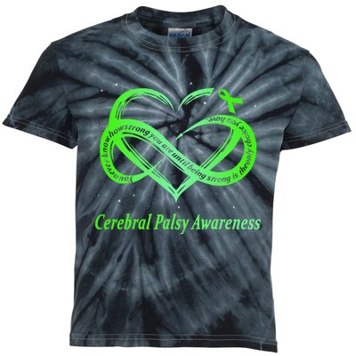 Cerebral Palsy Warrior CP Awareness Kids Tie-Dye T-Shirt