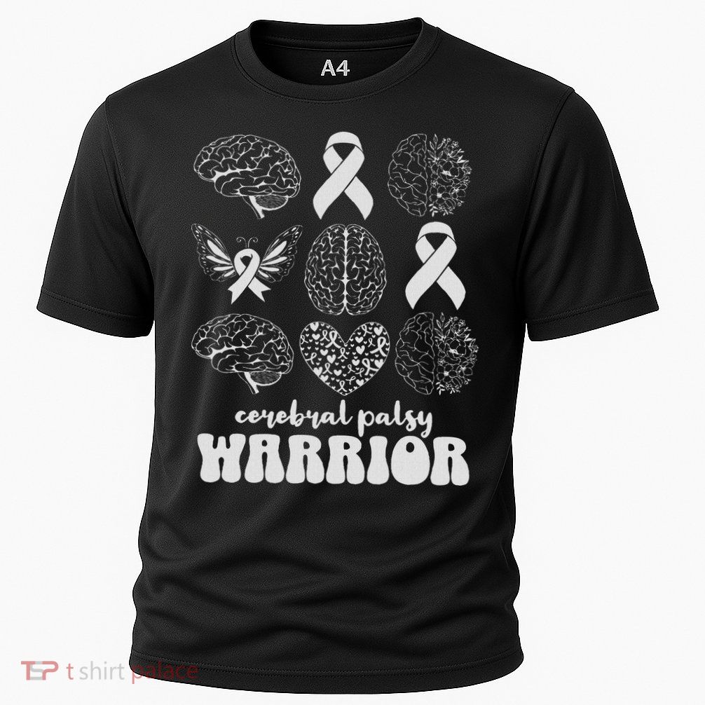 Cerebral Palsy Warrior Brain Damage Women Cp Awareness Month Performance Shirt
