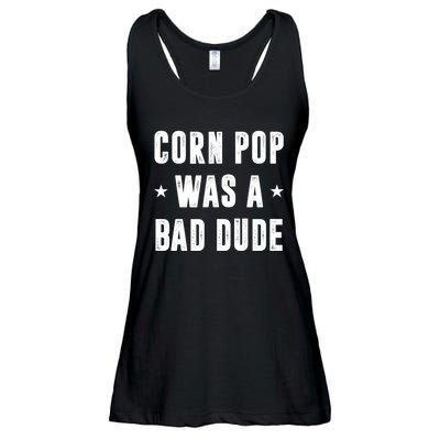 Corn Pop Was A Bad Dude Meme Ladies Essential Flowy Tank