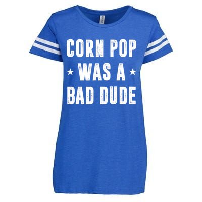 Corn Pop Was A Bad Dude Meme Enza Ladies Jersey Football T-Shirt