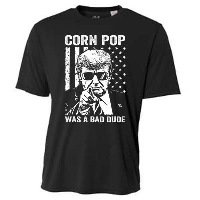 Corn Pop Was A Bad Dude Funny Gift Meme Cooling Performance Crew T-Shirt