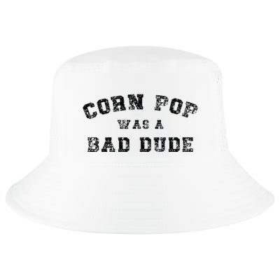 Corn Pop Was A Bad Dude Athletic Cornpop Meme Cool Comfort Performance Bucket Hat