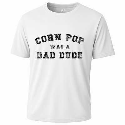 Corn Pop Was A Bad Dude Athletic Cornpop Meme Performance Shirt