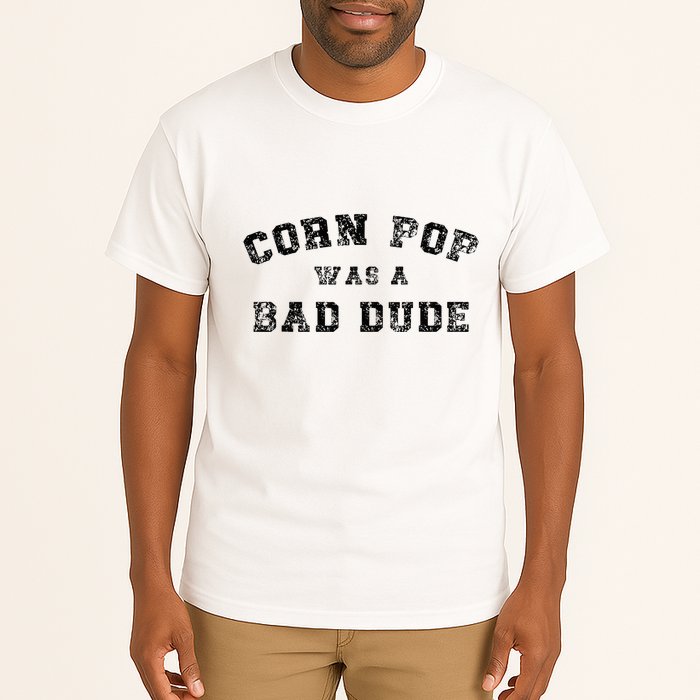 Corn Pop Was A Bad Dude Athletic Cornpop Meme Tall T-Shirt
