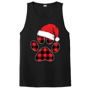 Christmas Pajama Women Girls Christmas Gifts Plaid Paw PosiCharge Competitor Tank