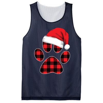 Christmas Pajama Women Girls Christmas Gifts Plaid Paw Mesh Reversible Basketball Jersey Tank