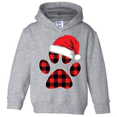 Christmas Pajama Women Girls Christmas Gifts Plaid Paw Toddler Hoodie