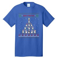 Cute Penguin Xmas Tree Ugly Christmas Funny Gift Boys Girls Great Gift Tall T-Shirt