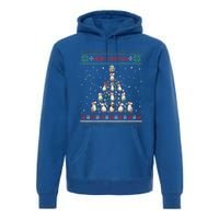 Cute Penguin Xmas Tree Ugly Christmas Funny Gift Boys Girls Great Gift Premium Hoodie