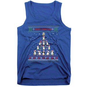 Cute Penguin Xmas Tree Ugly Christmas Funny Gift Boys Girls Great Gift Tank Top