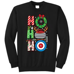 Curling Player Xmas Curling Broom Curler Christmas Curling Funny Gift Sweatshirt