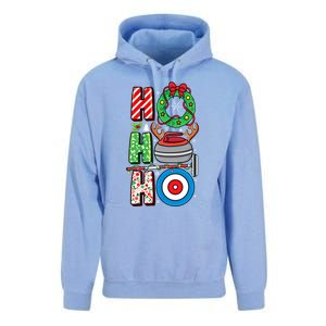 Curling Player Xmas Curling Broom Curler Christmas Curling Funny Gift Unisex Surf Hoodie