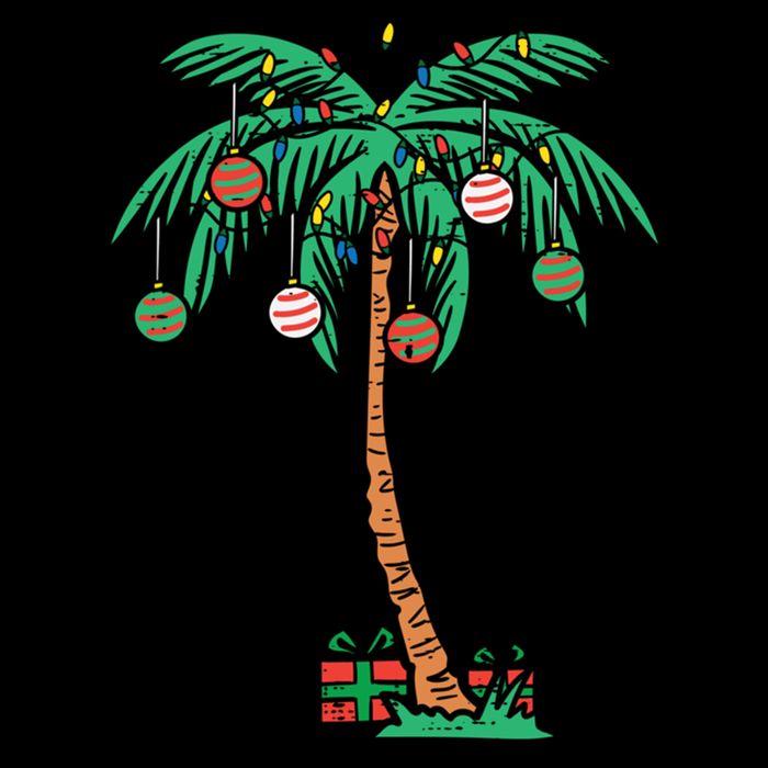 Christmas Palm Xmas Tree Tropical Beach Hawaii Cool Gift Impact Tech Backpack