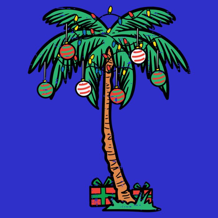Christmas Palm Xmas Tree Tropical Beach Hawaii Cool Gift 16 in Basic Backpack