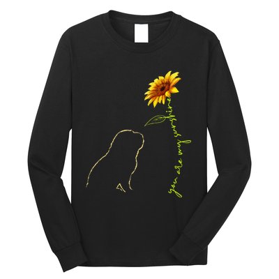 Cute Pug You Are My Sunshine Dog Lover Long Sleeve Shirt