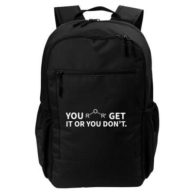 Chemistry Pun You Ether Get It Or You Dont Backpack