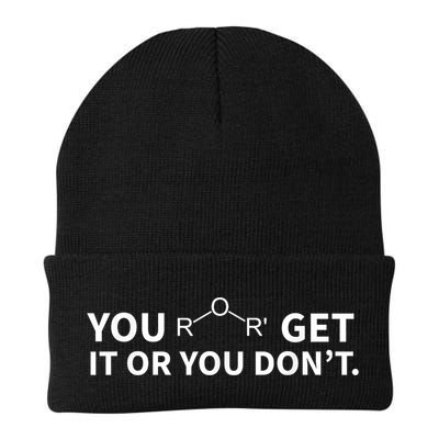 Chemistry Pun You Ether Get It Or You Dont Beanie